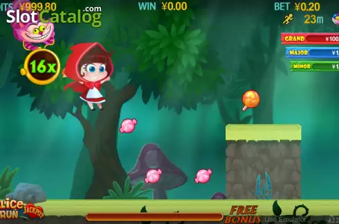 Οθόνη4. Alice Run Κουλοχέρης