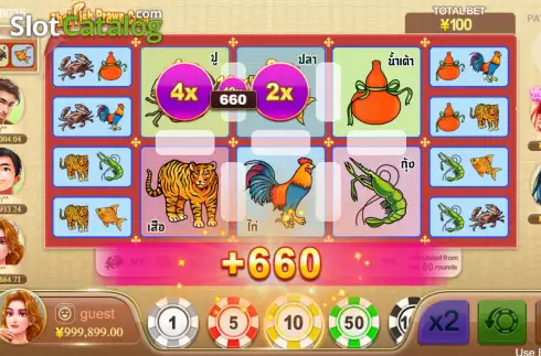 Οθόνη7. Thai Fish Prawn Crab (CQ9Gaming) Κουλοχέρης 