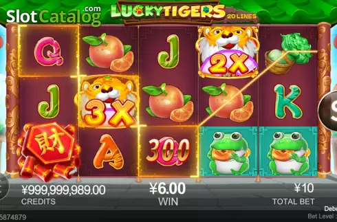 Οθόνη3. Lucky Tigers Κουλοχέρης