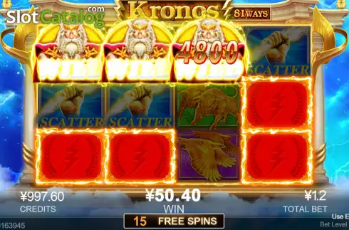 Οθόνη6. Kronos (CQ9Gaming) Κουλοχέρης
