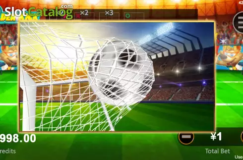 Οθόνη5. Golden Kick (CQ9Gaming) Κουλοχέρης