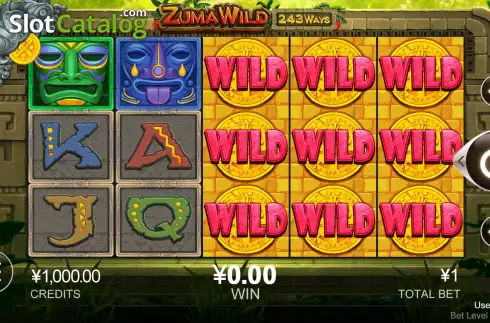 Οθόνη3. Zuma Wild Κουλοχέρης
