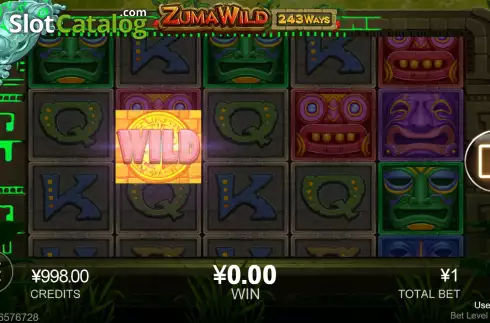 Οθόνη5. Zuma Wild Κουλοχέρης