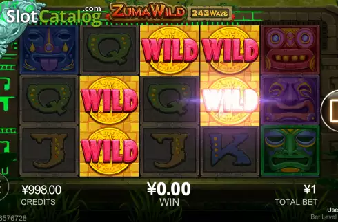 Οθόνη6. Zuma Wild Κουλοχέρης