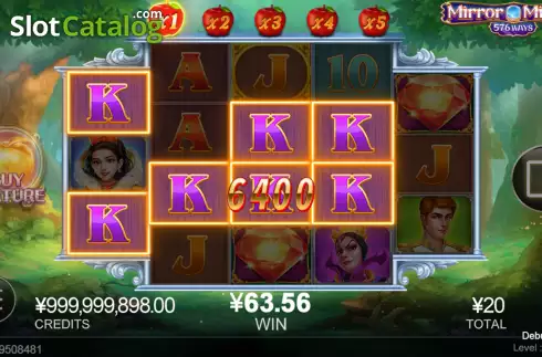Οθόνη3. Mirror Mirror (CQ9Gaming) Κουλοχέρης 