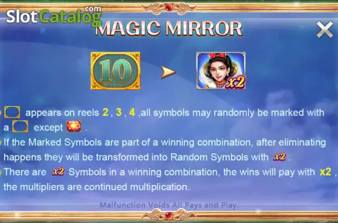 Οθόνη7. Mirror Mirror (CQ9Gaming) Κουλοχέρης 