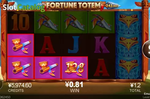 Οθόνη4. Fortune Totem Κουλοχέρης