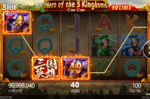 Οθόνη3. Hero of the 3 Kingdoms Cao Cao Κουλοχέρης 