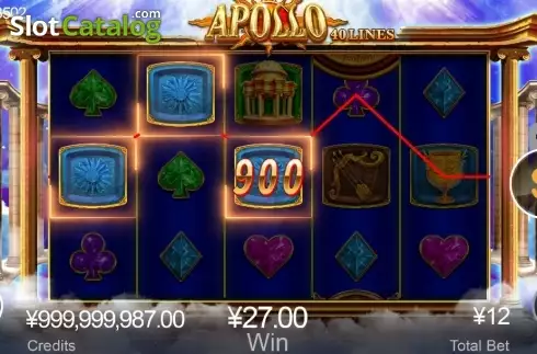 Οθόνη3. Apollo (CQ9Gaming) Κουλοχέρης