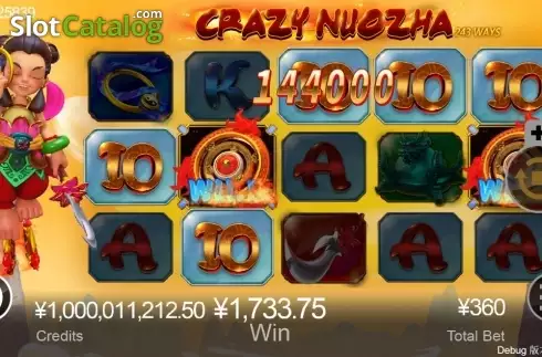 Οθόνη3. Crazy Nuozha Κουλοχέρης 