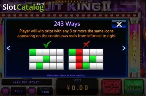 Οθόνη5. Fruit King Deluxe Κουλοχέρης