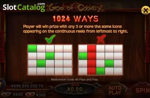 Οθόνη6. God of Cookery (CQ9Gaming) Κουλοχέρης 