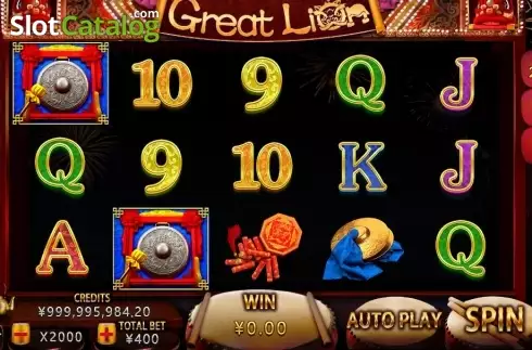 Οθόνη2. Great Lion (CQ9Gaming) Κουλοχέρης 