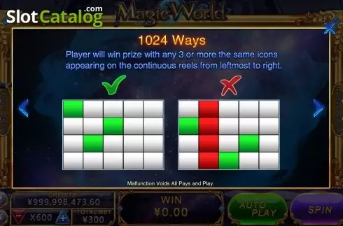 Οθόνη5. Magic World (CQ9Gaming) Κουλοχέρης