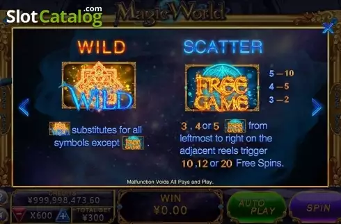Οθόνη6. Magic World (CQ9Gaming) Κουλοχέρης