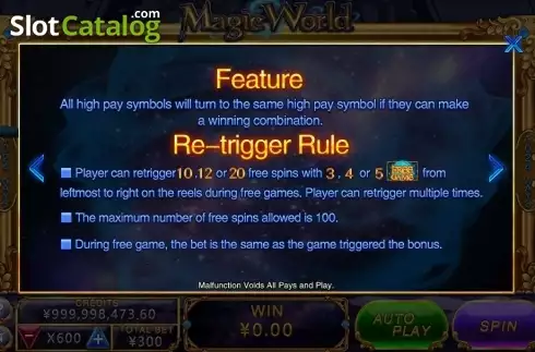 Οθόνη7. Magic World (CQ9Gaming) Κουλοχέρης