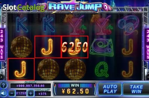 Οθόνη3. Rave Jump Κουλοχέρης