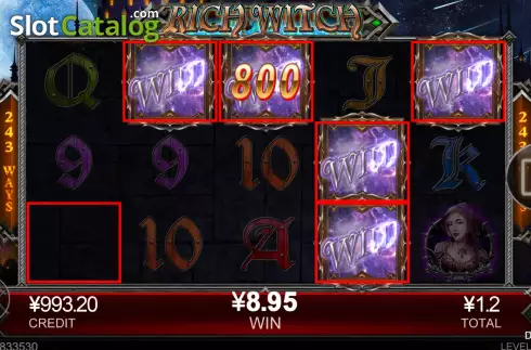 Οθόνη4. Rich Witch Κουλοχέρης