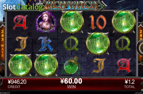 Οθόνη5. Rich Witch Κουλοχέρης