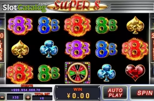 Οθόνη2. Super 8 (CQ9 Gaming) Κουλοχέρης