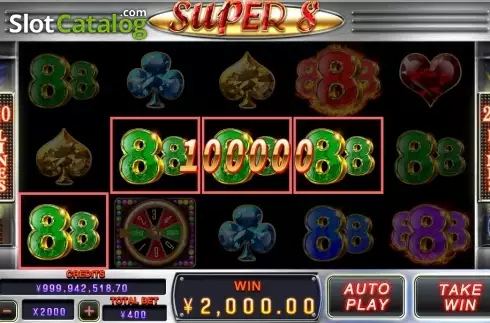 Οθόνη3. Super 8 (CQ9 Gaming) Κουλοχέρης