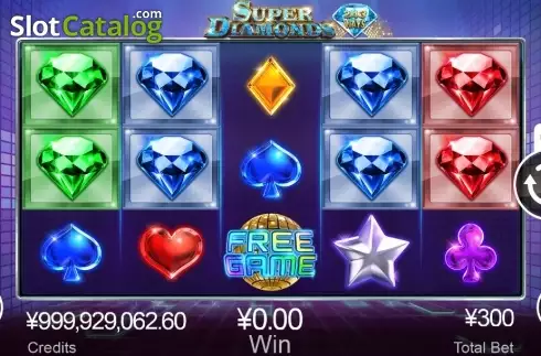 Οθόνη2. Super Diamonds Κουλοχέρης