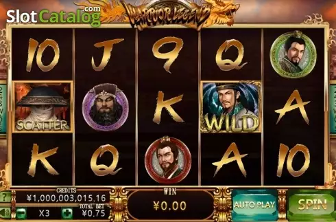 Οθόνη2. Warrior Legend Κουλοχέρης