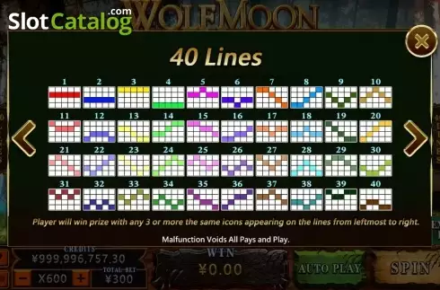 Οθόνη5. Wolf Moon (CQ9Gaming) Κουλοχέρης
