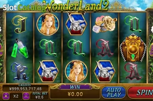 Οθόνη2. Wonderland 2 Κουλοχέρης