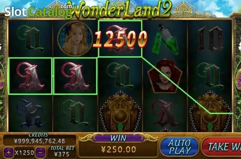 Οθόνη3. Wonderland 2 Κουλοχέρης