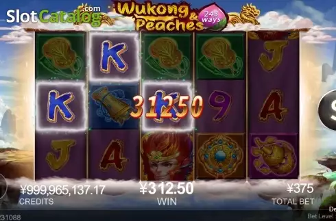 Οθόνη3. Wukong Peaches Κουλοχέρης