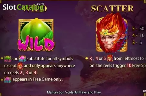 Οθόνη6. Wukong Peaches Κουλοχέρης