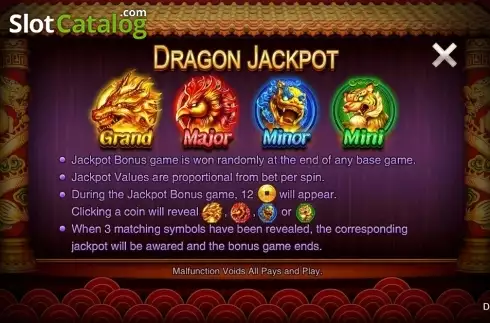 Οθόνη7. Golden Eggs of Dragon Jackpot Κουλοχέρης