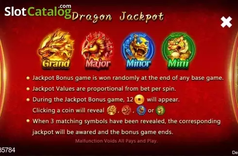 Οθόνη8. Treasure Bowl of Dragon Jackpot Κουλοχέρης