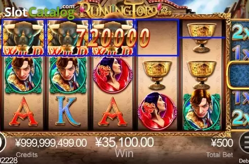 Οθόνη3. Running Toro Κουλοχέρης
