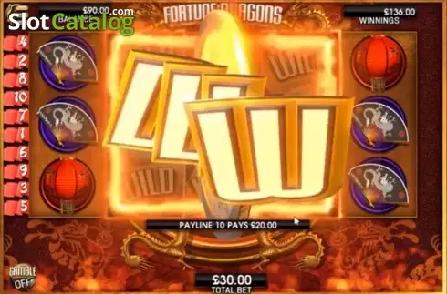 Οθόνη3. Fortune Dragons (CR Games) Κουλοχέρης