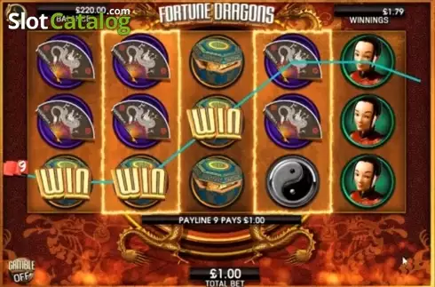 Οθόνη5. Fortune Dragons (CR Games) Κουλοχέρης