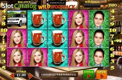 Οθόνη3. Emmerdale Wild Woolpack Κουλοχέρης