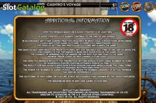Οθόνη4. Cashtro's Voyage Κουλοχέρης