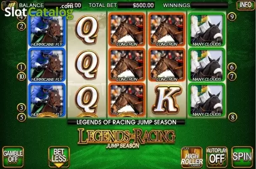 Οθόνη2. Legends of Racing Jump Season Κουλοχέρης