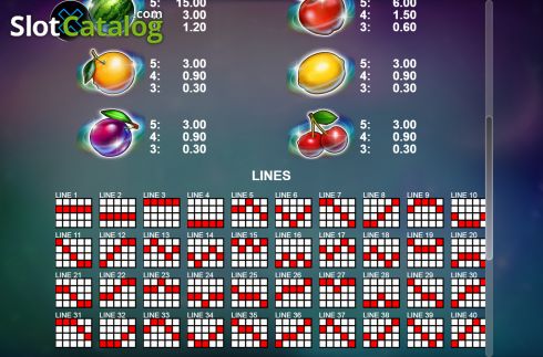 Οθόνη5. Fruit Galaxy Κουλοχέρης 