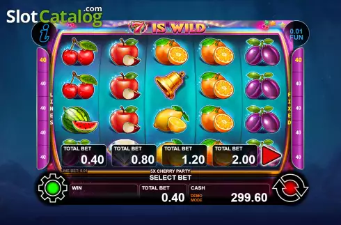 Οθόνη2. 5x Cherry Party Κουλοχέρης