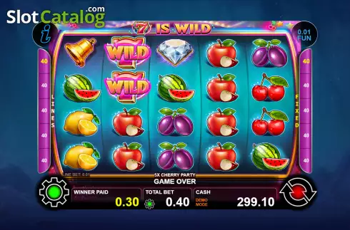 Οθόνη3. 5x Cherry Party Κουλοχέρης