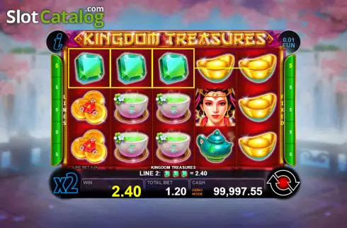 Οθόνη4. Kingdom Treasures Κουλοχέρης