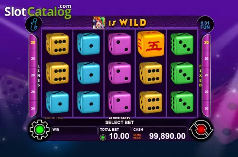 Οθόνη2. 20 Dice Party Κουλοχέρης