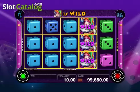 Οθόνη3. 20 Dice Party Κουλοχέρης