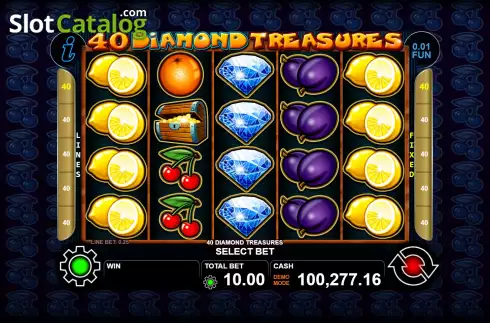Οθόνη2. 40 Diamond Treasures Κουλοχέρης