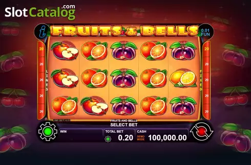 Οθόνη2. Fruits And Bells Κουλοχέρης