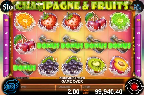Οθόνη4. Champagne & Fruits Κουλοχέρης