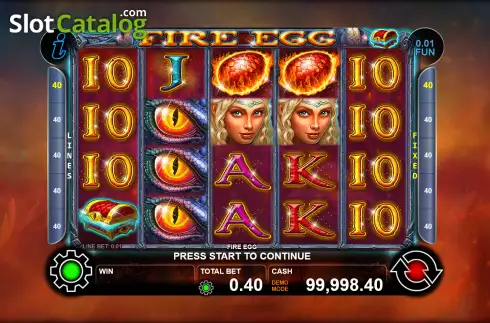 Οθόνη2. Fire Egg Κουλοχέρης